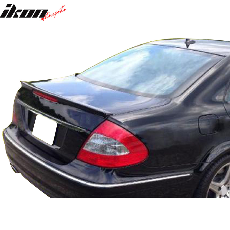 2003-2009 Benz W211 E-Class OE Gray Primer Trunk Spoiler Fiberglass