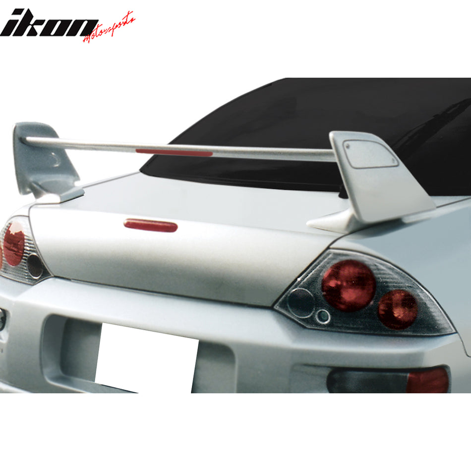 2000-2005 Mitsubishi Eclipse V Gray Primer Trunk Spoiler Fiberglass