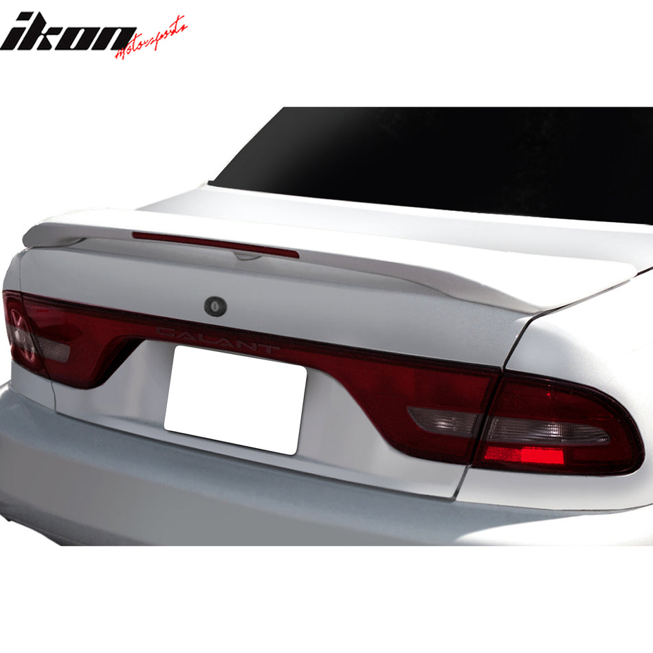 1994-1998 Mitsubishi Galant OE Gray Primer Trunk Spoiler Fiberglass