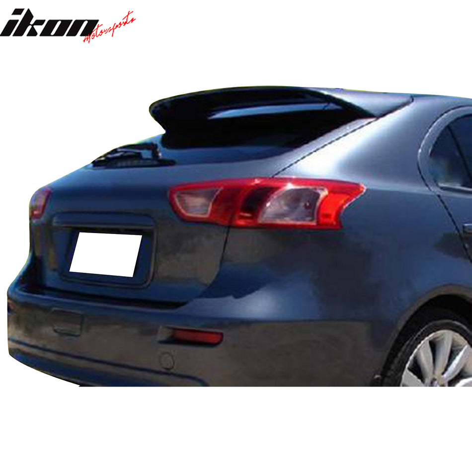 2002-2007 Mitsubishi Lancer OE Gray Primer LED Roof Spoiler Fiberglass