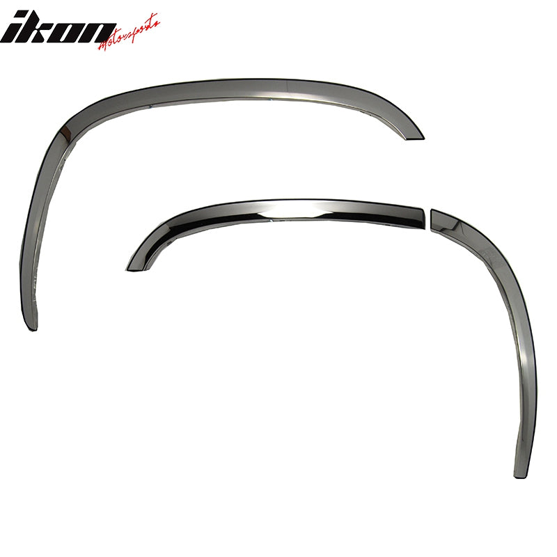 2007-2014 Chevrolet Tahoe/Yukon Polished Fender Flares Stainless Steel