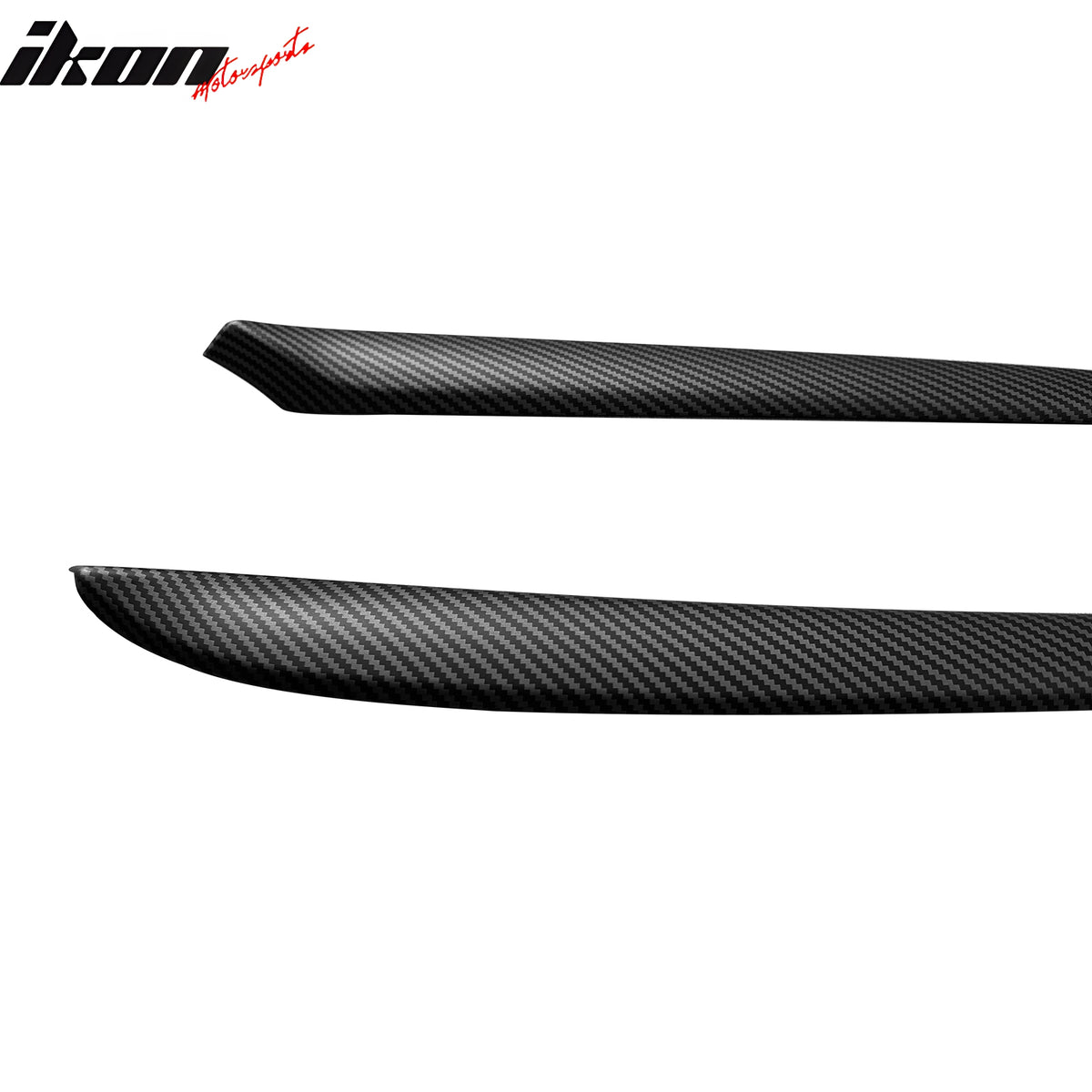 For 21-23 Tesla Model 3 23 Y Front Door Panel Trim Matte Carbon Fiber Print 2PCS