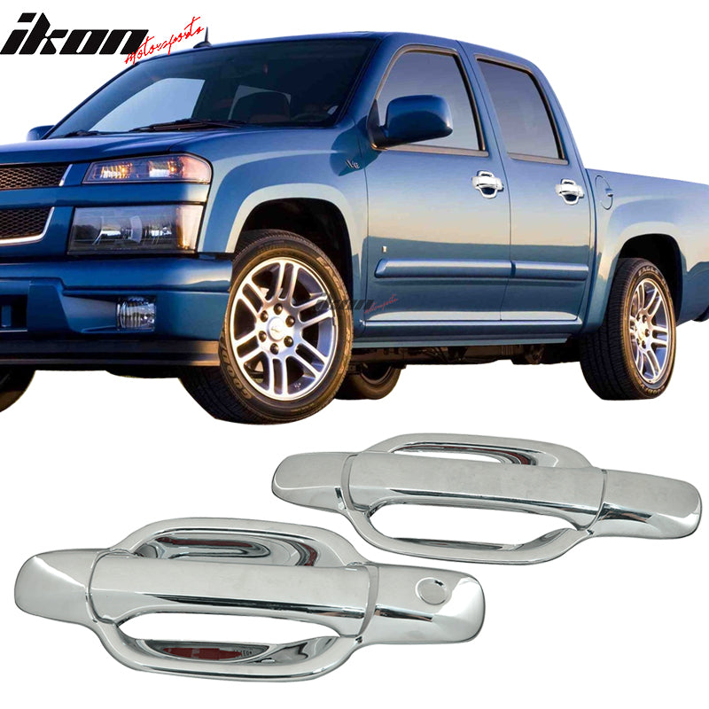 2004-2009 Chevrolet Colorado GMC Canyon Chrome ABS Door Handle Pair