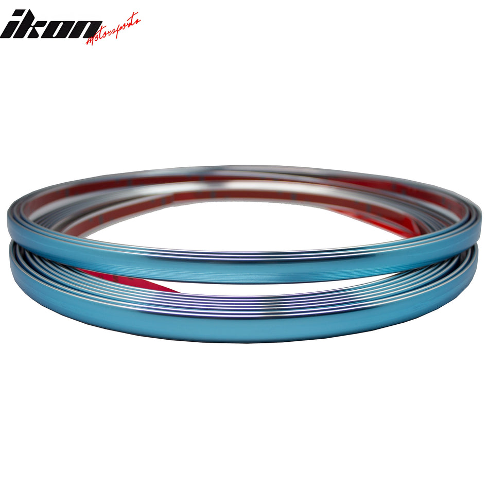 Universal 3/5X30" Chrome Car Door Body Molding Trim Strip PU/Mylar