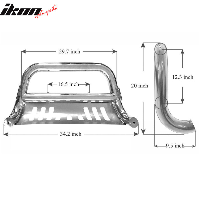 Fits 15-17 Chevy Colorado Ss Bull Bar Front Bumper Grille Guard