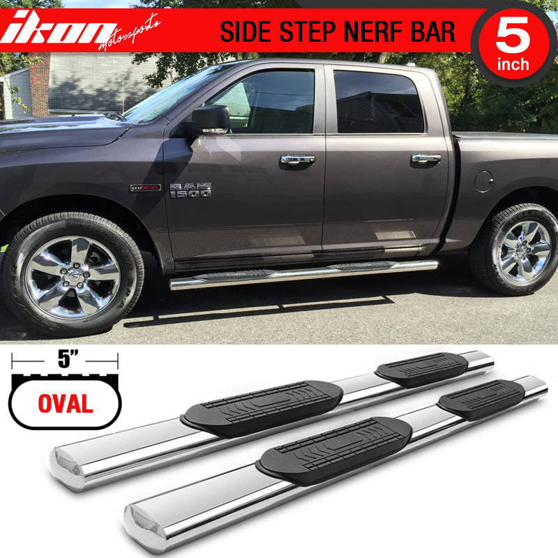 2007-2018 Chevrolet Silverado & GMC Sierra Crew Cab 5" Running Boards