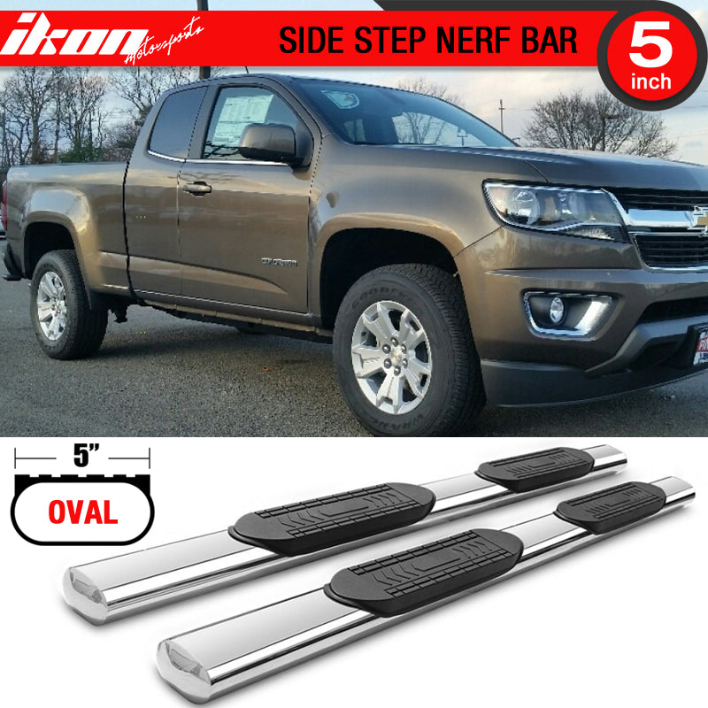 Fits 15-17 Colorado Extended Cab Side Step Bars