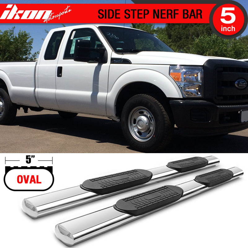 1999-2016 F250 350 450 Extended Cab 5" Step Running Boards Stainless