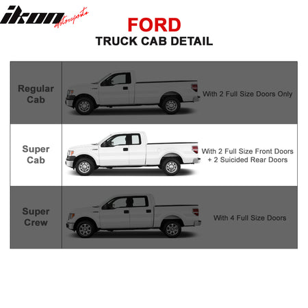 Clearance Sale Fits 15-22 Ford F150 F250 F350 F450 Super Cab 5" Running Boards