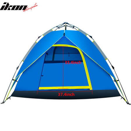 Blue Waterproof Automatic Tent UV Protection For Outdoor Camping Hiking