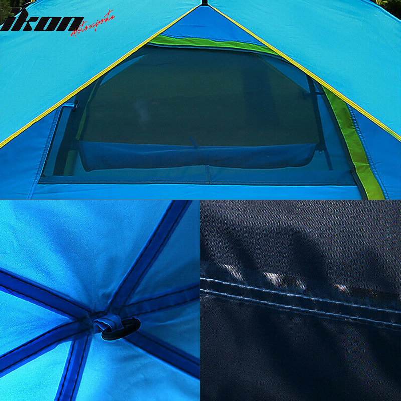 Blue Waterproof Automatic Tent UV Protection For Outdoor Camping Hiking