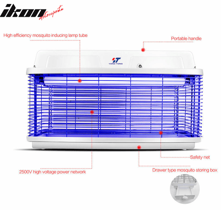 16W 110V Tube Electronic Lamp Resdential Bug Zapper Pest Control Bug Zapper