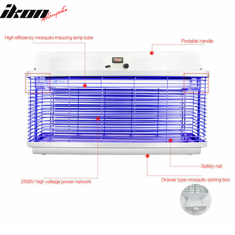 20W 110V Tube Electronic Lamp Resdential Bug Zapper Pest Control Bug Zapper