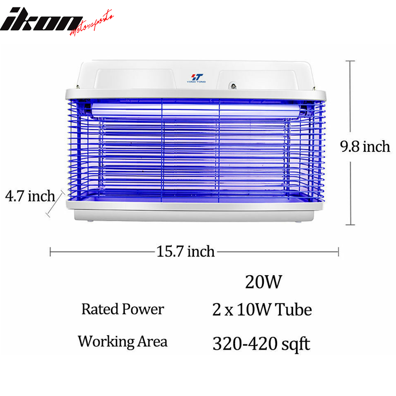 Waterproof 20W Electronic Lamp Resdential Bug Zapper Pest Control Bug Zapper