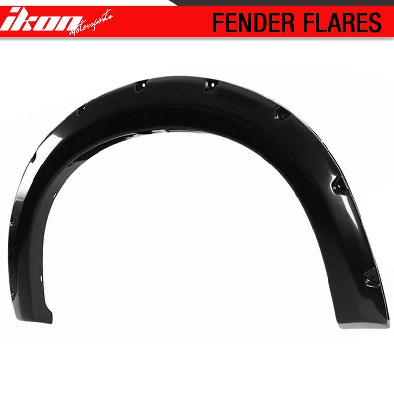 Clearance Sale Fits 99-07 F250 F350 Super Duty Pocket Rivet Black Fender Flares