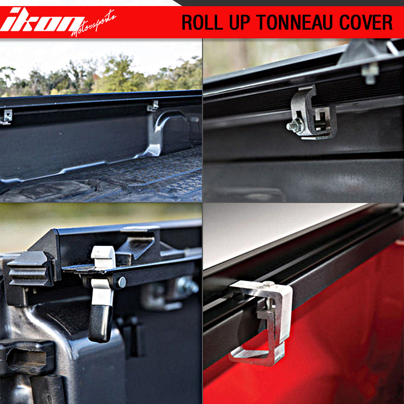 Fits 07-16 Tundra SR5 Crewmax Double 5.5ft Bed Lock Soft Roll Up Tonneau Cover