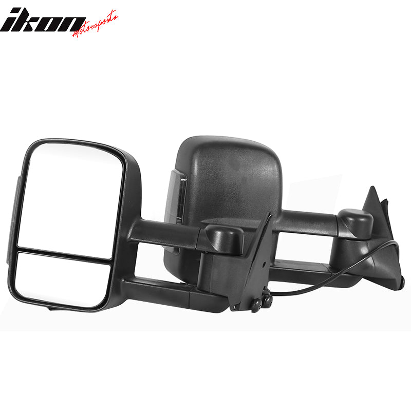 Fits 03-07 Chevy Silverado GMC Sierra 1500 Power Heated Tow Mirror W/ LED Signal