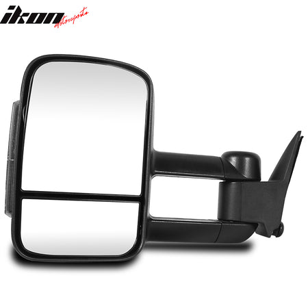 Fits 03-07 Chevy Silverado GMC Sierra 1500 Power Heated Tow Mirror W/ LED Signal