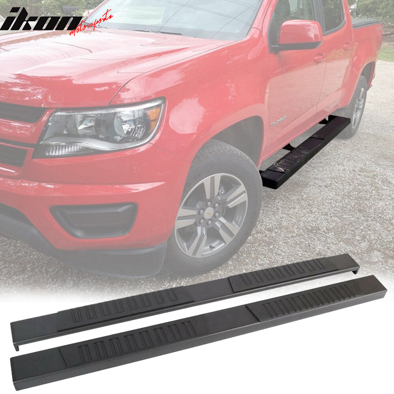 2009-2023 Dodge Ram 1500 2500 3500 5 in Black Running Boards Aluminium