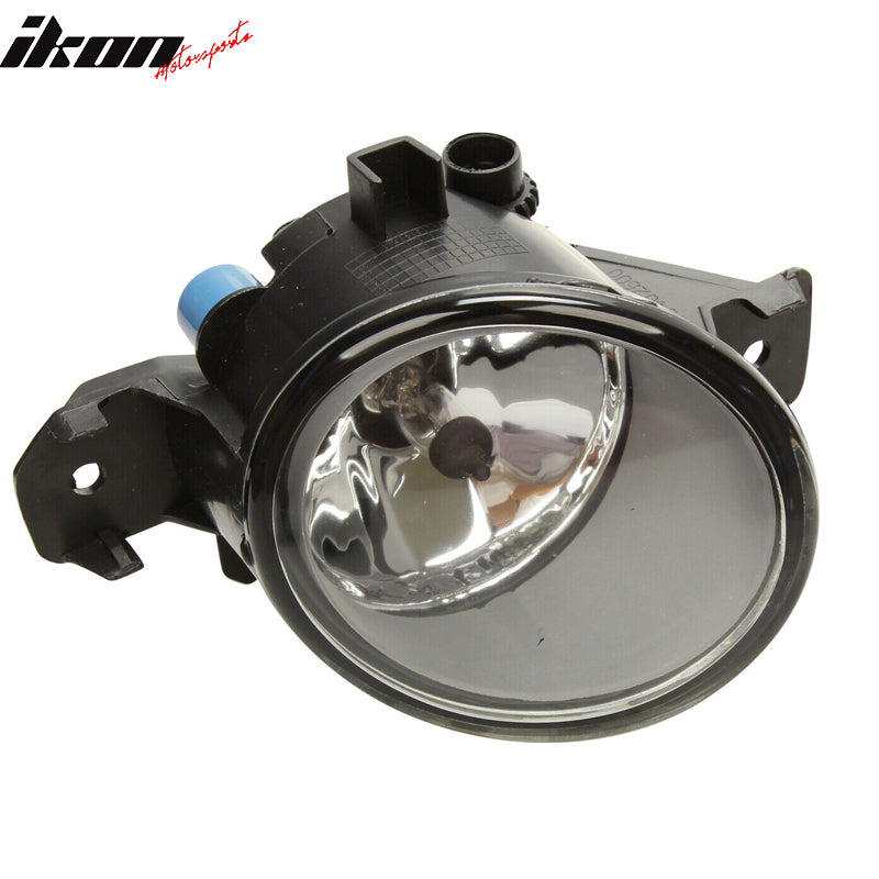 Fits 14-16 Nissan Rogue Chrome Clear Lens Fog Light Driving Lamp+Switch+Bezel