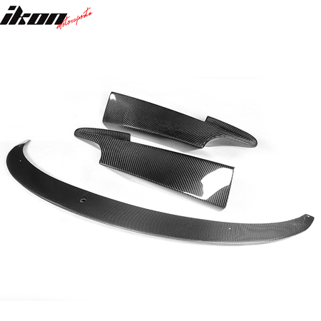 Fits 14-18 BMW F34 3 Series GT M Sport 3PCS Front Bumper Lip Carbon Fiber CF