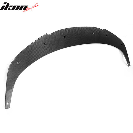 IKON MOTORSPORTS, Front Bumper Lip Compatible With 2012-2017 BMW 6 Series F06 F12 F13 Coupe M Sport , Matte Carbon Fiber VO Style Front Lip Spoiler Wing Chin Splitter, 2013 2014 2015 2016