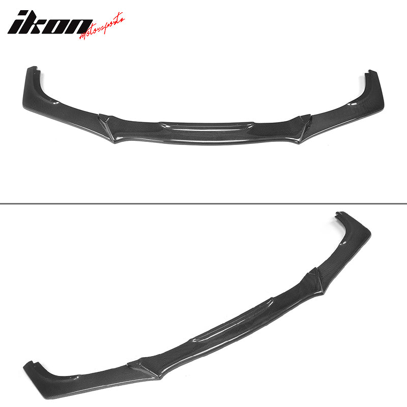 Fits 16-18 Honda Civic Front Bumper Lip Spoiler Carbon Fiber