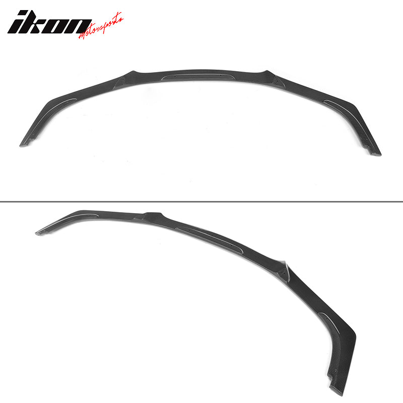 Fits 16-18 Honda Civic Front Bumper Lip Spoiler Carbon Fiber