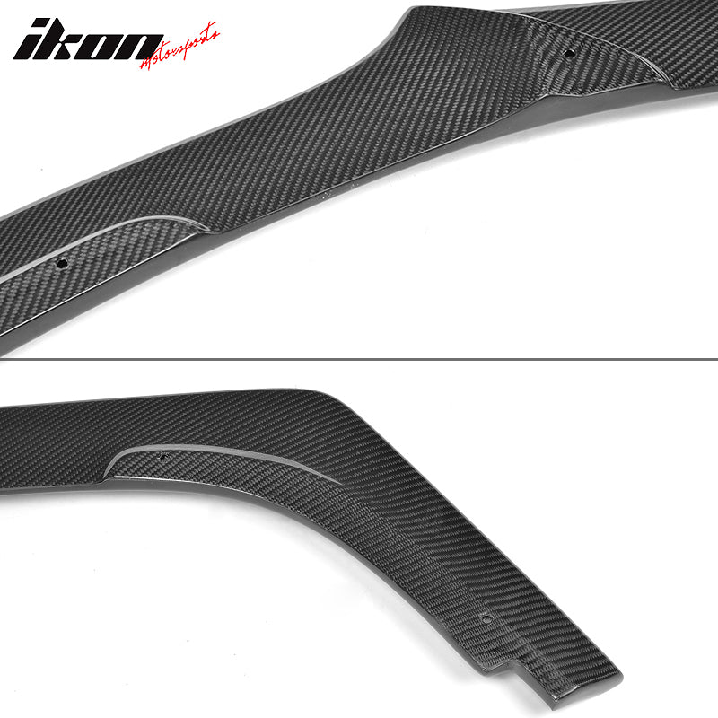 Fits 16-18 Honda Civic Front Bumper Lip Spoiler Carbon Fiber