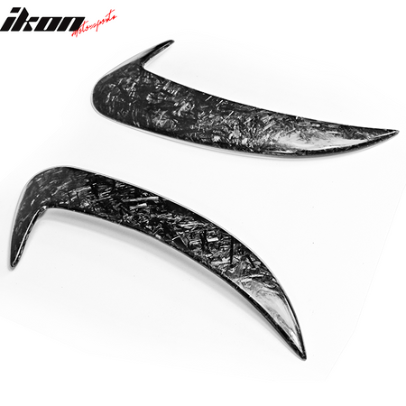 Fits 15-18 Bnez C-Class W205 Front + Rear Side Vents Spoiler Forged Carbon Fiber