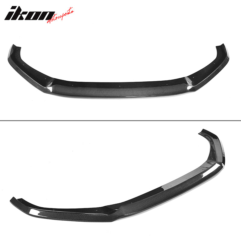 Fits 17-20 Audi A4 B9 Sedan JC Style Front Bumper Lip - Carbon Fiber CF