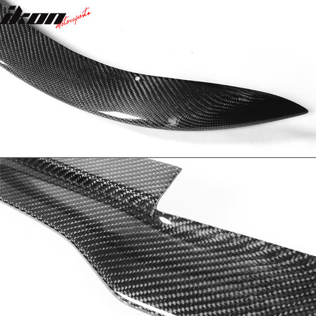 Clearance Sale For 12-14 Benz W204 MC Front Bumper Lip Matte Carbon Fiber