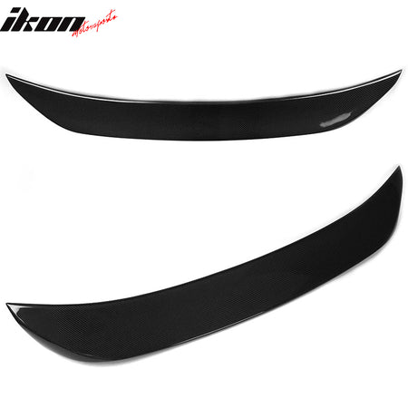 Fits 11-16 BMW 5 Series F10 & M5 HM Style Rear Trunk Spoiler Matte Carbon Fiber