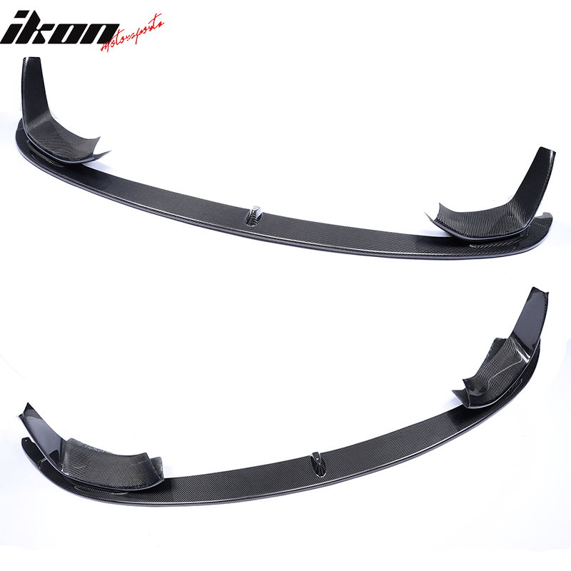 Fits 15-20 BMW F80 F82 F83 M3 M4 MP Style 3PCS Front Bumper Lip Carbon Carbon CF