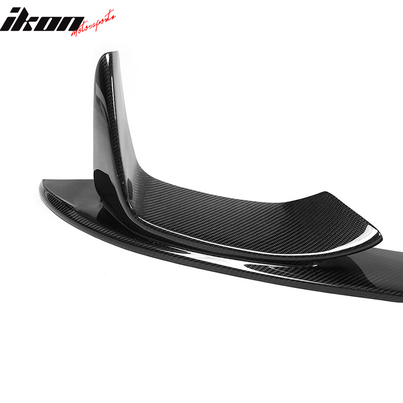 Fits 15-20 BMW M3 F80 M4 F82 F83 P Style Front Bumper Lip - Matte Carbon Fiber