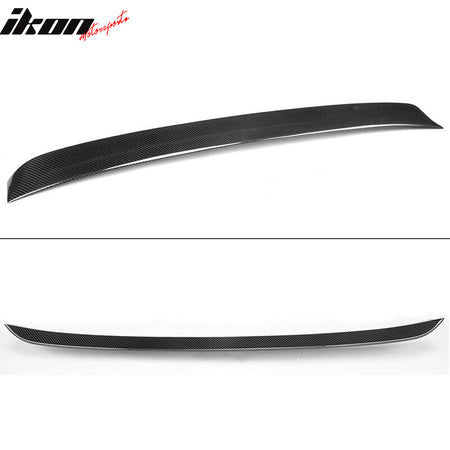 Fits 07-15 Infiniti G35 G25 G37 Q40 VIP Style Roof Spoiler - Matte Carbon Fiber