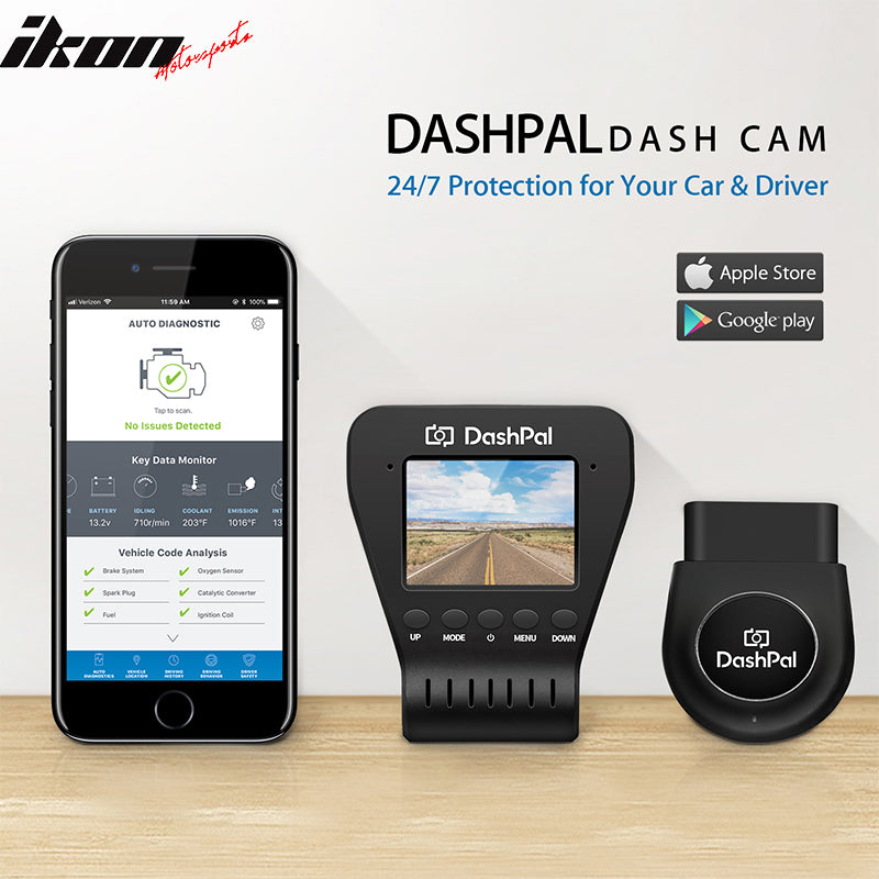 DashPal - Dash Cam & On-Board Diagnostics (OBD) Protect Car & Driver