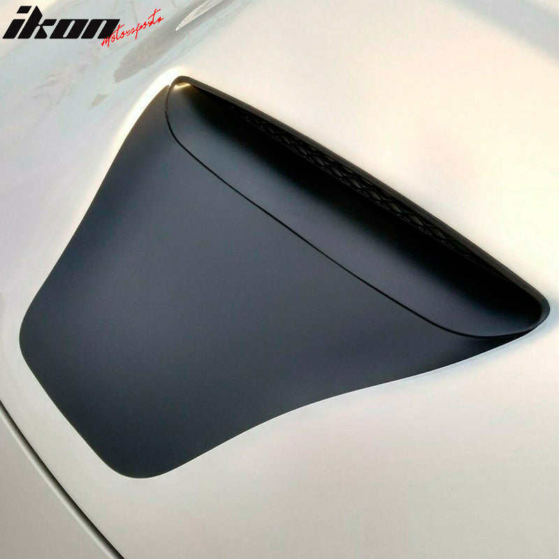 IKON MOTORSPORTS Compatible With 2015-2023 Dodge Charger SRT Hood Intake Decal - Matte Black