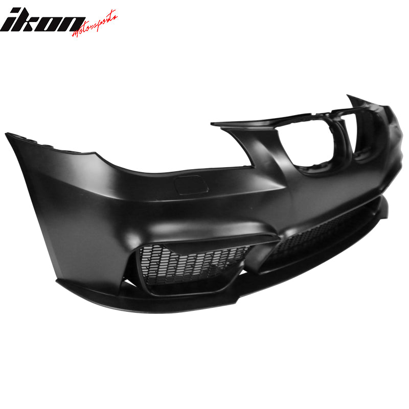 Fits 04-10 BMW E60 5 Series M4 Style Front Bumper Cover Conversion with Lip - PP