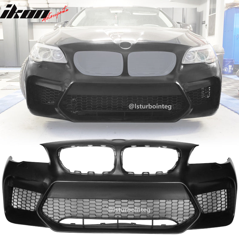 2011-2016 BMW 5 Series F10 Sedan M5 Style Unpainted Front Bumper PP