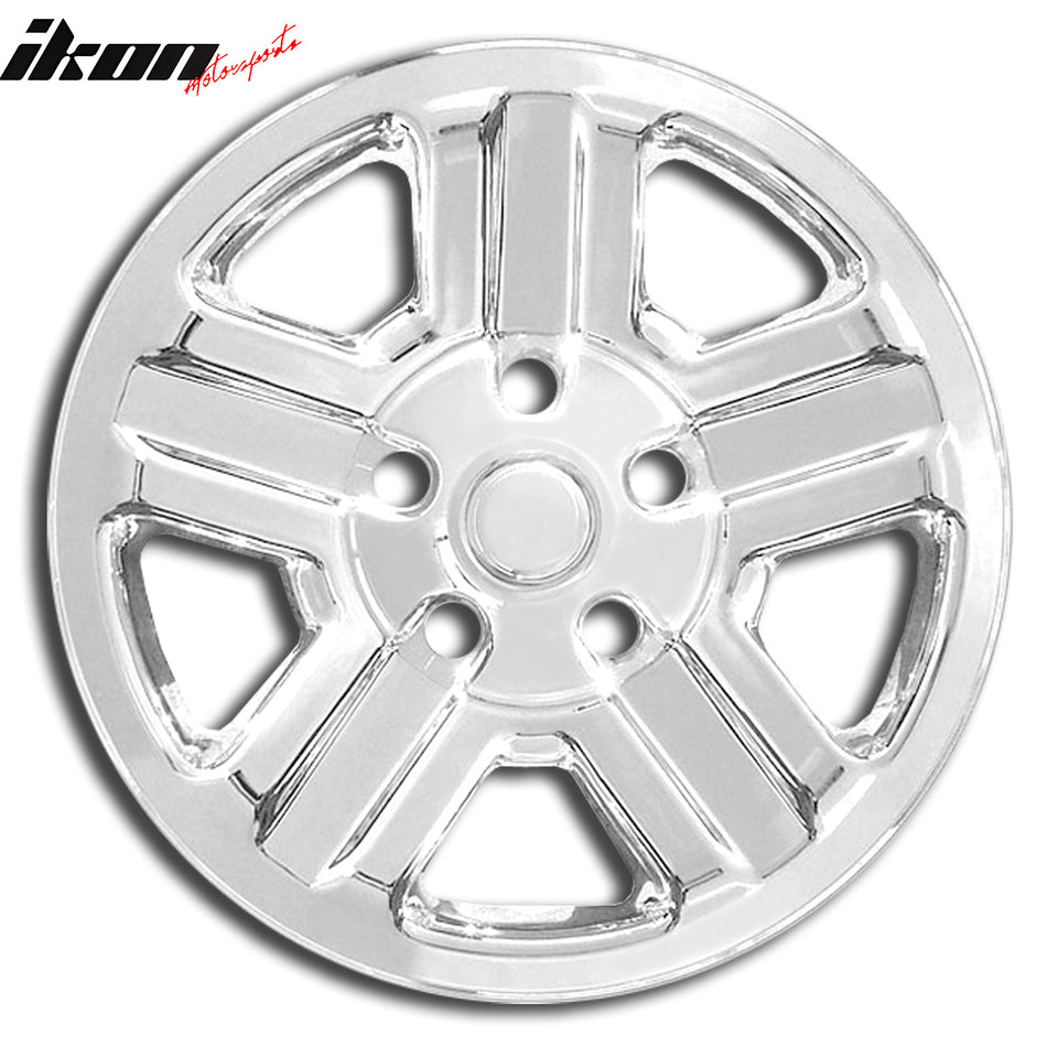 2007-2011 Jeep Wrangler 16" Chrome Wheel Cover Hub Caps Rim ABS 4PCS