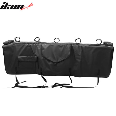 60" Pickup Truck Bed Tailgate Cover Pad Shuttle Protective Mat w/ 5 Bike Racks