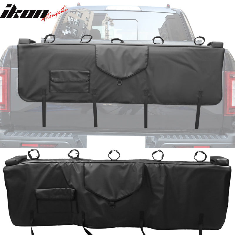 Universal 60" Pickup Tailgate Pad Cover w/ 5 Bike Racks & 1 Tool Bag