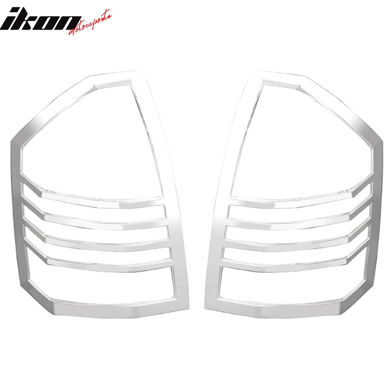 2005-2007 Chrysler 300/300C Chrome 2PCS Tail Lights Bezel Covers ABS