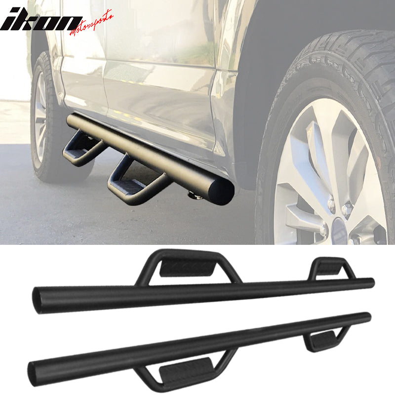 2009-2014 Ford F150 Super Crew Cab Black Running Boards Side Step Bar