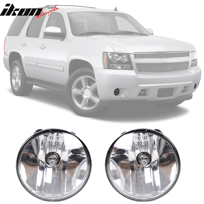 2007-2014 Chevy Avalanche Suburban Tahoe GMC Yukon 2PCS Fog Lights