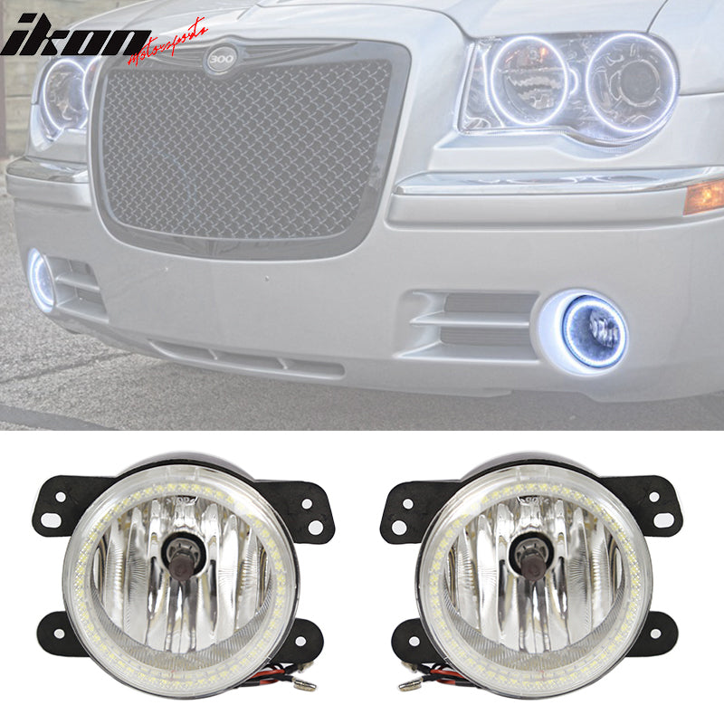 2007-2016 Jeep Wrangler 05-10 Chrysler 300 PT Cruiser 2PCS Fog Lights