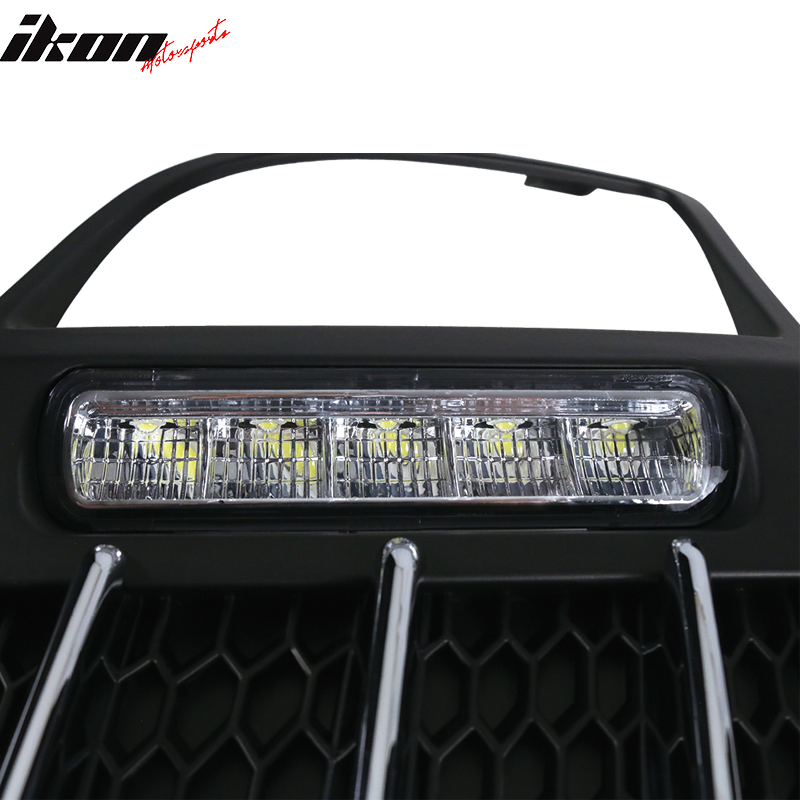 Fits 10-14 VW Golf MK6 GTI White LED Running Light DRL Fog Lights