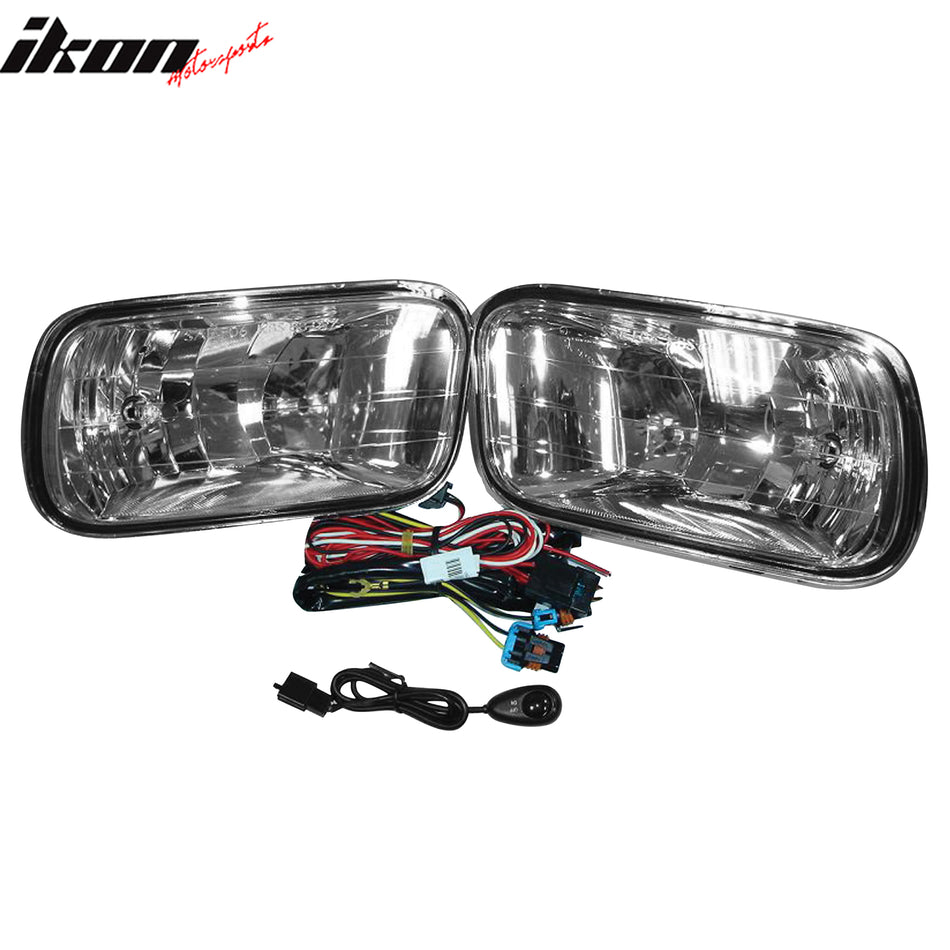 1997-2000 Dodge Dakota Factory Style 2PCS Front Fog Lights W/Clear Len