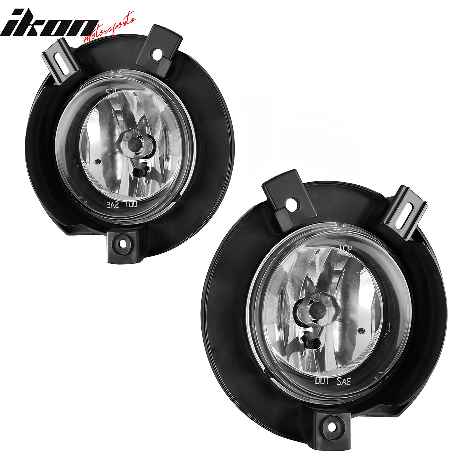 Fits 02-03 Ford Explorer Ring Style 2PC Front Projector Fog Lights Black Housing